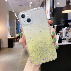 Starry Gradient Glitter Powder TPU Phone Case, For iPhone 13 Pro Max, For iPhone 13 Pro, For iPhone 13, For iPhone 13 mini, For iPhone 12