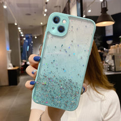 Starry Gradient Glitter Powder TPU Phone Case, For iPhone 13 Pro Max, For iPhone 13 Pro, For iPhone 13, For iPhone 13 mini, For iPhone 12