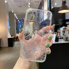 Starry Gradient Glitter Powder TPU Handyhülle, Für iPhone 12 Pro Max, Für iPhone 12 Pro, Für iPhone 12 mini, Für iPhone 11 Pro Max, Für iPhone 11