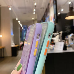 Starry Gradient Glitter Powder TPU Handyhülle, Für iPhone 12 Pro Max, Für iPhone 12 Pro, Für iPhone 12 mini, Für iPhone 11 Pro Max, Für iPhone 11