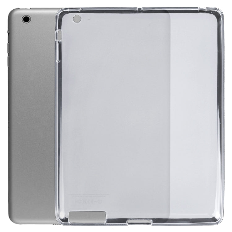 TPU Tablet Case, For iPad 4 / 3 / 2, For iPad 4 / 3 / 2 / 1