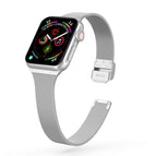 For Apple Watch Ultra 49mm / Series 8&7 45mm / SE 2&6&SE&5&4 44mm / 3&2&1 42mm / Silver