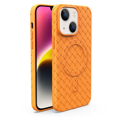 Woven Pattern MagSafe Magnetic Cooling Phone Case, For iPhone 14, For iPhone 14 Pro, For iPhone 14 Pro Max, For iPhone 13 Pro Max, For iPhone 13 Pro, For iPhone 13