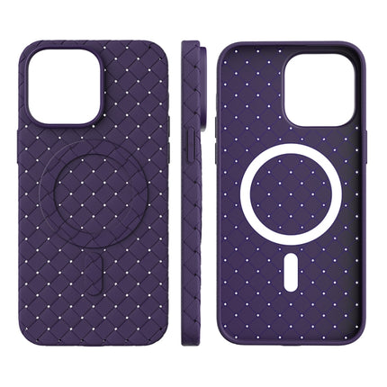 Woven Pattern MagSafe Magnetic Cooling Phone Case, For iPhone 13 Pro, For iPhone 13