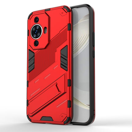 Punk Armor 2 in 1 PC + TPU Phone Case with Holder, For Huawei nova 11i 4G, For Huawei nova 11 Pro 4G, For Huawei nova 11 4G