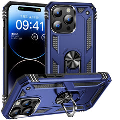 Shockproof TPU + PC Phone Case with Holder, For iPhone 15 Pro Max, For iPhone 15 Pro, For iPhone 15 Plus, For iPhone 15