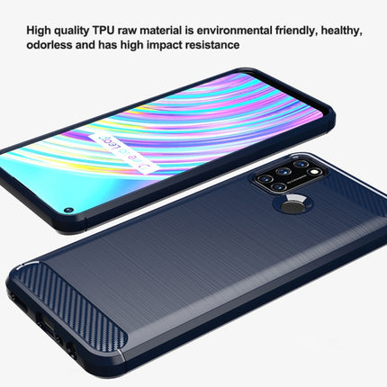Brushed Texture Carbon Fiber TPU Phone Case, For Realme C17, For Realme 7i, For Realme 7, For Realme 7 Pro, For Realme Narzo, For Realme C11, For Realme 6S, For Realme 6