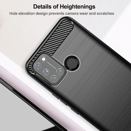 Brushed Texture Carbon Fiber TPU Phone Case, For Realme C17, For Realme 7i, For Realme 7, For Realme 7 Pro, For Realme Narzo, For Realme C11, For Realme 6S, For Realme 6