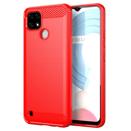 Brushed Texture Carbon Fiber TPU Phone Case, For Realme10 4G, For Realme V25, For Realme 6i India, For Realme C21Y, For Realme 8 Pro, For Realme 8, For Realme C21, For Realme Narzo 20 Pro
