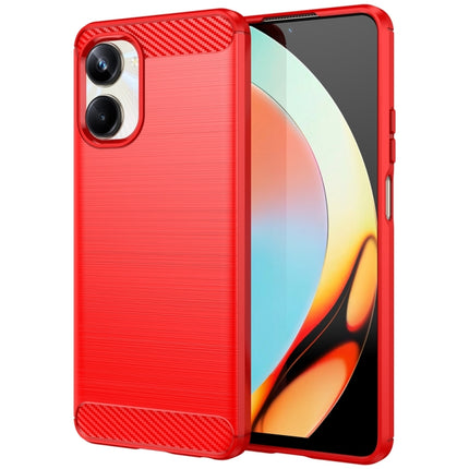Brushed Texture Carbon Fiber TPU Phone Case, For Realme 12+ 5G, For Realme V50s, For Realme C67 5G, For Realme C53, For Realme Narzo N53, For Realme 11 Pro, For Realme 11 Pro+, For Realme 10 Pro