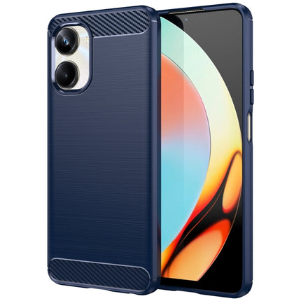 Brushed Texture Carbon Fiber TPU Phone Case, For Realme 12+ 5G, For Realme V50s, For Realme C67 5G, For Realme C53, For Realme Narzo N53, For Realme 11 Pro, For Realme 11 Pro+, For Realme 10 Pro