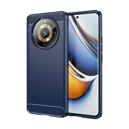 Brushed Texture Carbon Fiber TPU Phone Case, For Realme 12+ 5G, For Realme V50s, For Realme C67 5G, For Realme C53, For Realme Narzo N53, For Realme 11 Pro, For Realme 11 Pro+, For Realme 10 Pro