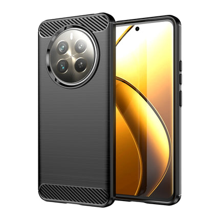 Brushed Texture Carbon Fiber TPU Phone Case, For Realme 12+ 5G, For Realme V50s, For Realme C67 5G, For Realme C53, For Realme Narzo N53, For Realme 11 Pro, For Realme 11 Pro+, For Realme 10 Pro