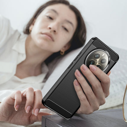 Brushed Texture Carbon Fiber TPU Phone Case, For Realme 12+ 5G, For Realme V50s, For Realme C67 5G, For Realme C53, For Realme Narzo N53, For Realme 11 Pro, For Realme 11 Pro+, For Realme 10 Pro