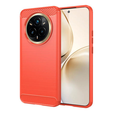 Brushed Texture Carbon Fiber TPU Phone Case, For Realme 14T 5G, For Realme 14 5G, For Realme P3 5G, For Realme Neo7x 5G, For Realme P3 Pro, For Realme 14 Pro+, For Realme GT7 Pro Racing, For Realme 12 5G