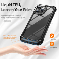 Funda protectora de lente de TPU + PC para iPhone 16 Pro Max, para iPhone 16 Pro, para iPhone 16 Plus, para iPhone 16, para iPhone 15 Pro Max