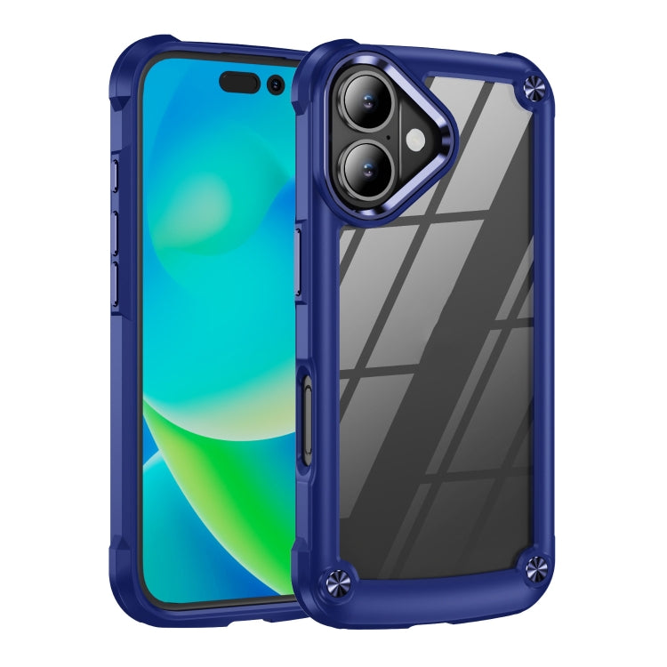 TPU + PC Lens Protection Phone Case, For iPhone 16 Pro Max, For iPhone 16 Pro, For iPhone 16 Plus, For iPhone 16