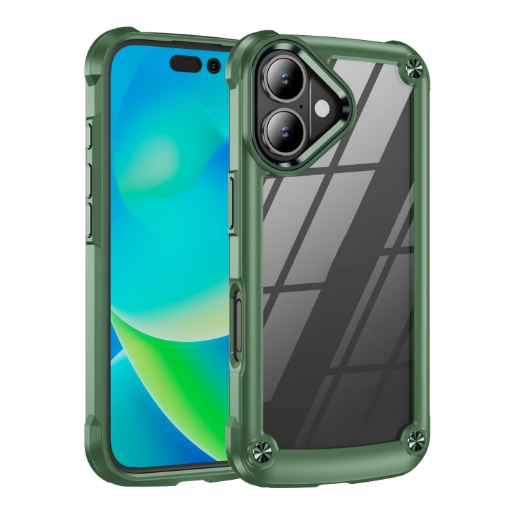 TPU + PC Lens Protection Phone Case, For iPhone 16 Pro Max, For iPhone 16 Pro, For iPhone 16 Plus, For iPhone 16