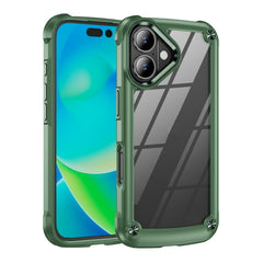 Funda protectora de lente de TPU + PC para iPhone 16 Pro Max, para iPhone 16 Pro, para iPhone 16 Plus, para iPhone 16, para iPhone 15 Pro Max