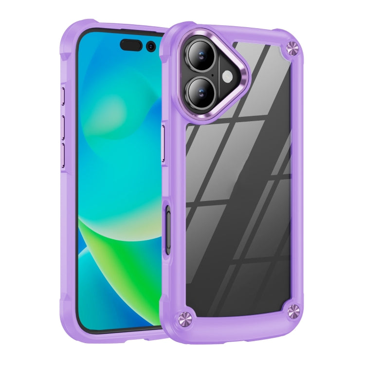 TPU + PC Lens Protection Phone Case, For iPhone 16 Pro Max, For iPhone 16 Pro, For iPhone 16 Plus, For iPhone 16