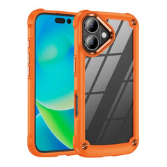 Funda protectora de lente de TPU + PC para iPhone 16 Pro Max, para iPhone 16 Pro, para iPhone 16 Plus, para iPhone 16, para iPhone 15 Pro Max