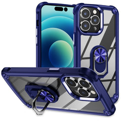 TPU + PC Lens Protection Phone Case with Ring Holder, For iPhone 16 Pro Max, For iPhone 16 Pro, For iPhone 16 Plus, For iPhone 16, For iPhone 15 Pro Max