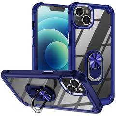 TPU + PC Lens Protection Phone Case with Ring Holder, For iPhone 15 Pro, For iPhone 15 Plus, For iPhone 15