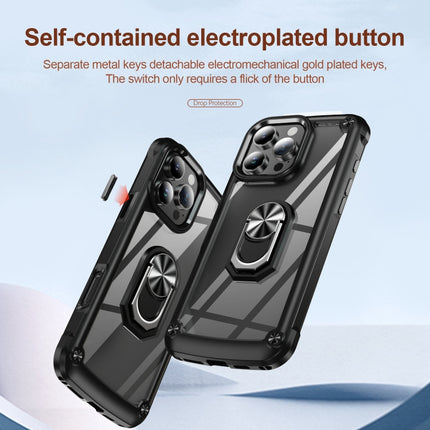 TPU + PC-Objektivschutz-Telefonhülle mit Ringhalter, für iPhone 15 Pro, für iPhone 15 Plus, für iPhone 15