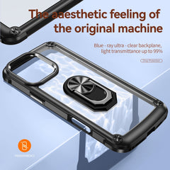 TPU + PC Lens Protection Phone Case with Ring Holder, For iPhone 16 Pro Max, For iPhone 16 Pro, For iPhone 16 Plus, For iPhone 16, For iPhone 15 Pro Max