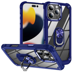 TPU + PC Lens Protection Phone Case with Ring Holder, For iPhone 16e, For iPhone 16 Pro Max, For iPhone 16 Pro, For iPhone 16 Plus