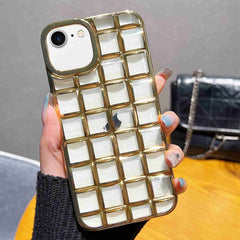 3D Grid Phone Case, For iPhone 14 Plus, For iPhone 14, For iPhone 14 Pro, For iPhone 14 Pro Max, For iPhone SE 2022 / SE 2020 / 8 / 7