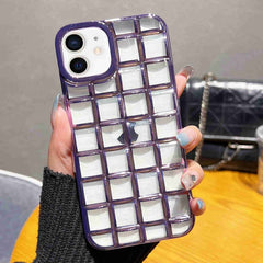 3D Grid Phone Case, For iPhone 13 mini, For iPhone 12 / 12 Pro, For iPhone 12 Pro Max, For iPhone 12 mini