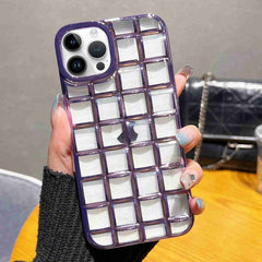 3D Grid Phone Case, For iPhone 12 Pro Max, For iPhone 12 mini, For iPhone 11 Pro Max, For iPhone 11, For iPhone 11 Pro