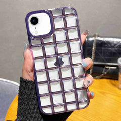 3D Grid Phone Case, For iPhone XS / X, For iPhone XR, For iPhone XS Max, For iPhone 8 Plus / 7 Plus