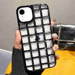 3D Grid Phone Case, For iPhone XS / X, For iPhone XR, For iPhone XS Max, For iPhone 8 Plus / 7 Plus