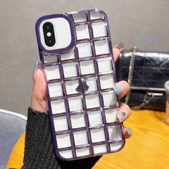 3D Grid Phone Case, For iPhone XS / X, For iPhone XR, For iPhone XS Max, For iPhone 8 Plus / 7 Plus