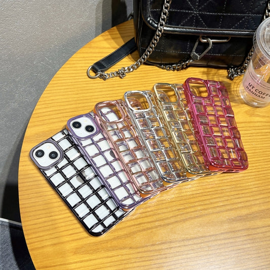 3D Grid Phone Case, For iPhone 13 mini, For iPhone 12 / 12 Pro, For iPhone 12 Pro Max, For iPhone 12 mini