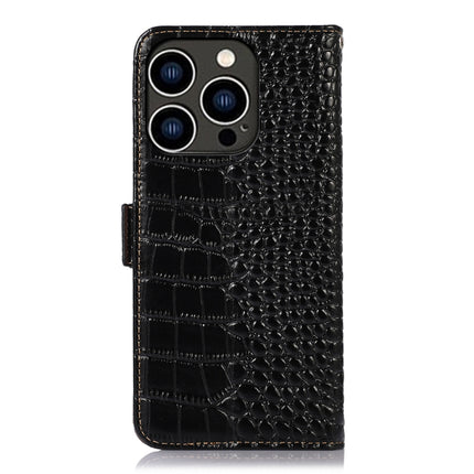 Crocodile Top Layer Cowhide Leather Phone Case, For iPhone 16 Pro, For iPhone 16 Plus, For iPhone 16, For iPhone 15 Pro Max, For iPhone 15 Pro, For iPhone 15 Plus