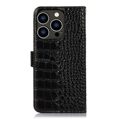 Crocodile Top Layer Cowhide Leather Phone Case