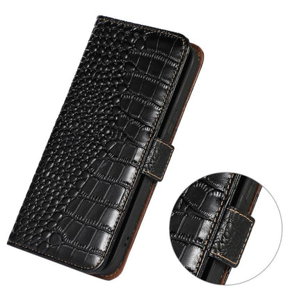 Crocodile Top Layer Cowhide Leather Phone Case, For iPhone 18 Pro / 17 Pro, For iPhone 18 Pro Max / 17 Pro Max, For iPhone 16e / 17e, For iPhone 17, For iPhone Air, For iPhone 16 Pro Max