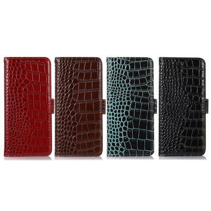 Crocodile Top Layer Cowhide Leather Phone Case, For iPhone 18 Pro / 17 Pro, For iPhone 18 Pro Max / 17 Pro Max, For iPhone 16e / 17e, For iPhone 17, For iPhone Air, For iPhone 16 Pro Max