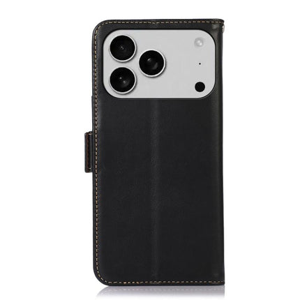Crazy Horse Top Layer Cowhide Leather Phone Case, For iPhone 18 Pro / 17 Pro, For iPhone 18 Pro Max / 17 Pro Max, For iPhone 17, For iPhone 17 Air, For iPhone 16 Pro Max, For iPhone 16 Pro