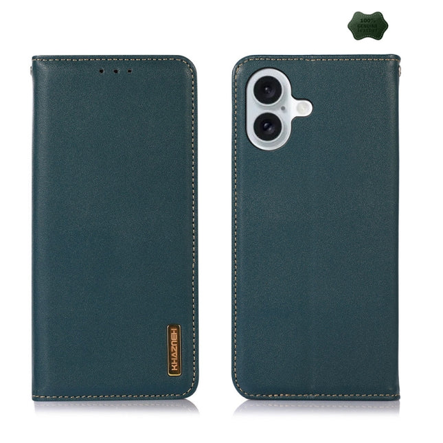 KHAZNEH Nappa Top Layer Cowhide Leather Phone Case, For iPhone 16 Pro, For iPhone 16 Plus, For iPhone 16, For iPhone 15 Pro Max, For iPhone 15 Pro, For iPhone 15 Plus