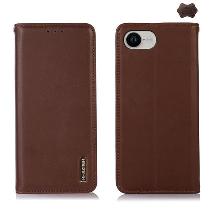 KHAZNEH Nappa Top Layer Cowhide Leather Phone Case, For iPhone 17 Pro Max, For iPhone 17 Pro, For iPhone 17, For iPhone Air, For iPhone 16e, For iPhone 16 Pro Max