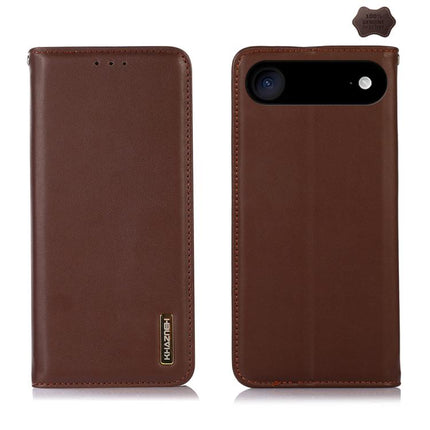 KHAZNEH Nappa Top Layer Cowhide Leather Phone Case, For iPhone 17 Pro Max, For iPhone 17 Pro, For iPhone 17, For iPhone Air, For iPhone 16e, For iPhone 16 Pro Max