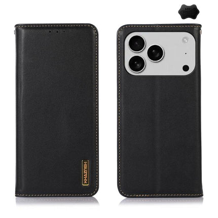 KHAZNEH Nappa Top Layer Cowhide Leather Phone Case, For iPhone 17 Pro Max, For iPhone 17 Pro, For iPhone 17, For iPhone Air, For iPhone 16e, For iPhone 16 Pro Max