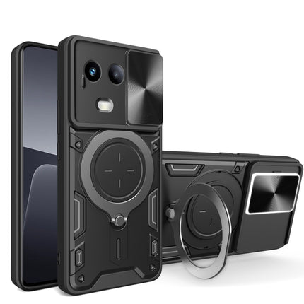 CD Texture Sliding Camshield Magnetic Holder Phone Case, For Realme 11 4G Global, For Realme 11 5G Global / 11x 5G, For Realme C53 4G / Narzo N53, For Realme C65 4G
