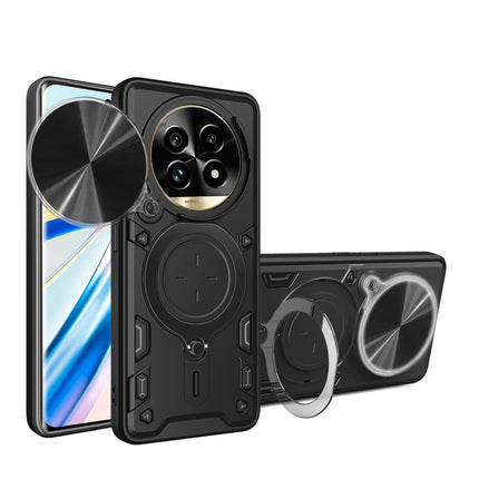 CD Texture Sliding Camshield Magnetic Holder Phone Case, For Realme P3 Ultra 5G India, For Realme 14 Pro+ 5G, For Realme C75 4G / 14x 5G Global, For Realme 13 Pro 5G / 13 Pro+ 5G