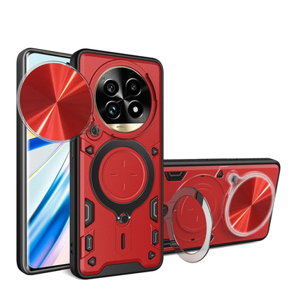 CD Texture Sliding Camshield Magnetic Holder Phone Case, For Realme P3 Ultra 5G India, For Realme 14 Pro+ 5G, For Realme C75 4G / 14x 5G Global, For Realme 13 Pro 5G / 13 Pro+ 5G