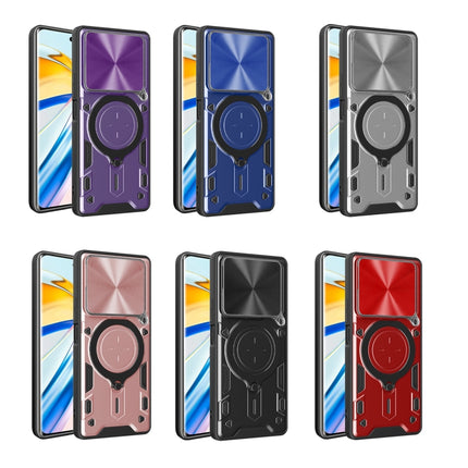 CD Texture Sliding Camshield Magnetic Holder Phone Case, For Realme C61 / C63, For Realme GT 6T, For Realme 12 5G Global, For Realme 12 Pro / 12 Pro+ / 12+